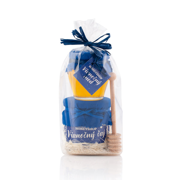 Vianočná krajinka čaj + med