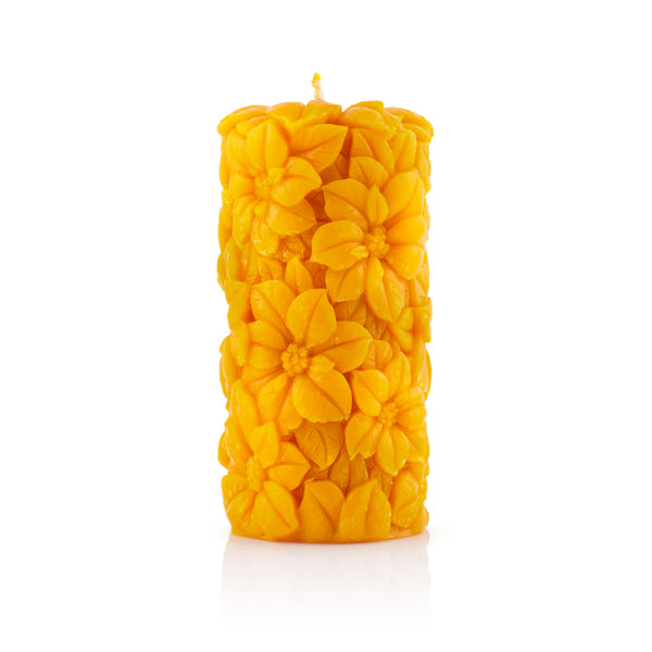 Stĺp s vianočnými ružami